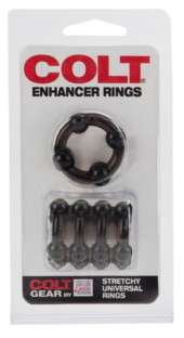 Два дымчатых кольца на пенис COLT Enhancer Rings - 1