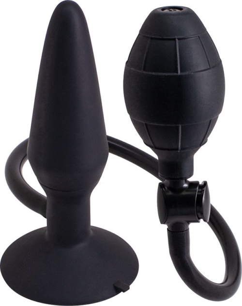 Анальная пробка с функцией расширения Inflatable Butt Plug Medium - 14,2 см. - 0
