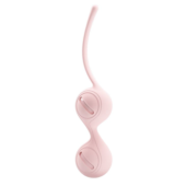 Нежно-розовые вагинальные шарики на сцепке Kegel Tighten Up I - 0