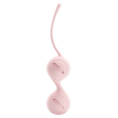Нежно-розовые вагинальные шарики на сцепке Kegel Tighten Up I - 1