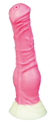 Розовый фаллоимитатор Пони mini - 18,5 см. - 0
