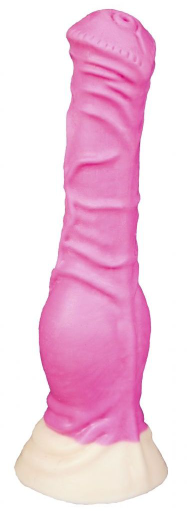 Розовый фаллоимитатор Пони small - 20,5 см. - 0