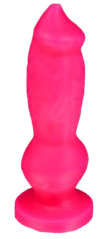 Ярко-розовый фаллоимитатор Стаффорд mini - 17 см. - 0