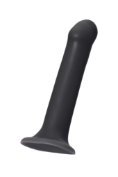 Черный фаллос на присоске Silicone Bendable Dildo L - 19 см. - 1