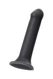 Черный фаллос на присоске Silicone Bendable Dildo XL - 20 см. - 1