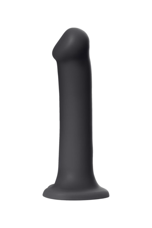 Черный фаллос на присоске Silicone Bendable Dildo XL - 20 см. - 3