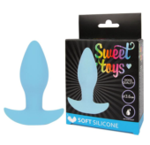 Голубая анальная втулка Sweet Toys - 8,5 см. - 1