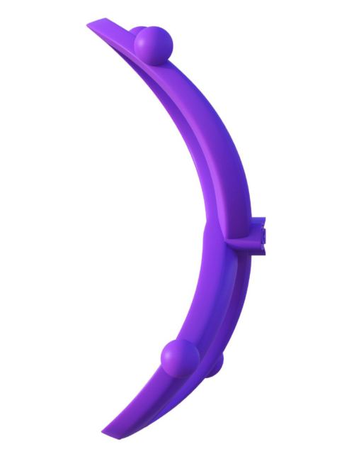 Фиолетовое эрекционное кольцо на пенис и мошонку Infinity Ring - 2