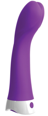 Фиолетовый вибромассажер Wall Banger G - 19,3 см. - 0