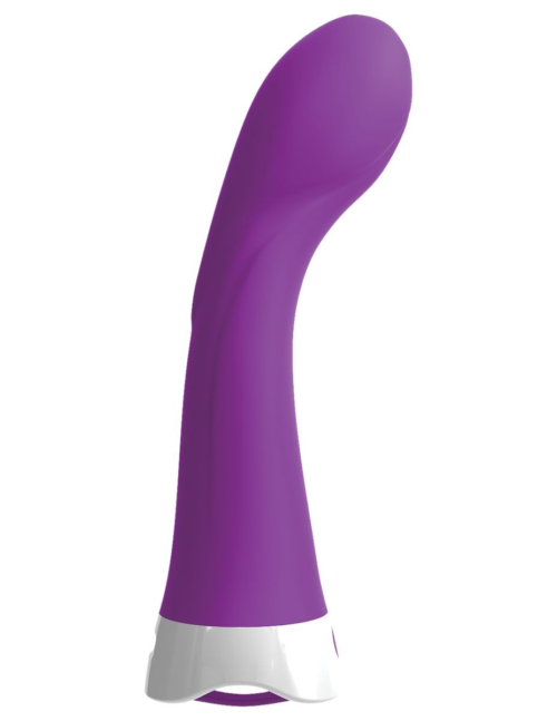 Фиолетовый вибромассажер Wall Banger G - 19,3 см. - 4