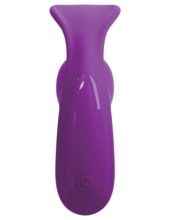 Фиолетовый вибростимулятор с 3 виброотростками Total Ecstasy - 4