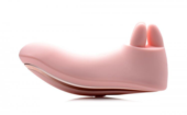 Розовый клиторальный массажер с щупальцами Vibrassage Fondle - 0