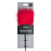 Стек-щекоталка Feather Tickler с красными перьями - 44 см. - 1