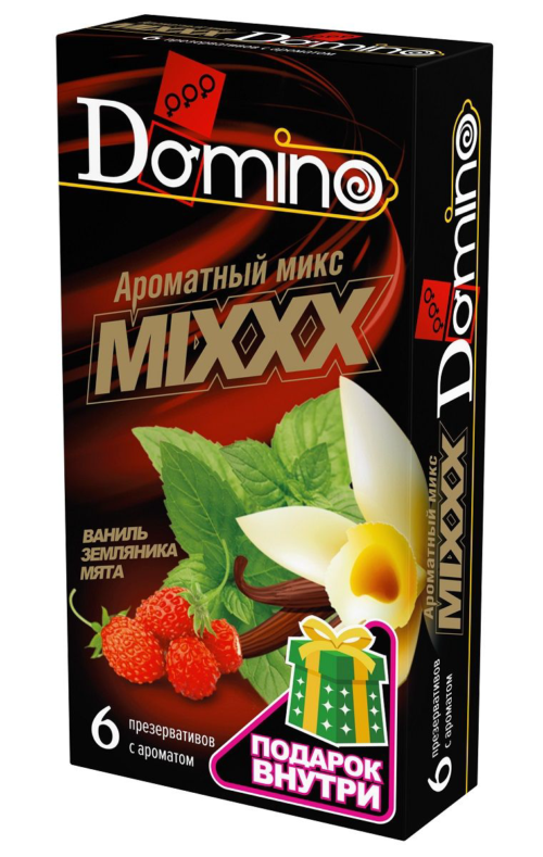 Ароматизированные презервативы DOMINO Ароматный микс - 6 шт. - 0