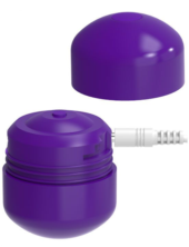 Фиолетовый клиторальный стимулятор Cute Bullet - 2