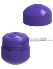 Фиолетовые виброшарики с пультом управления K-Balls - 1