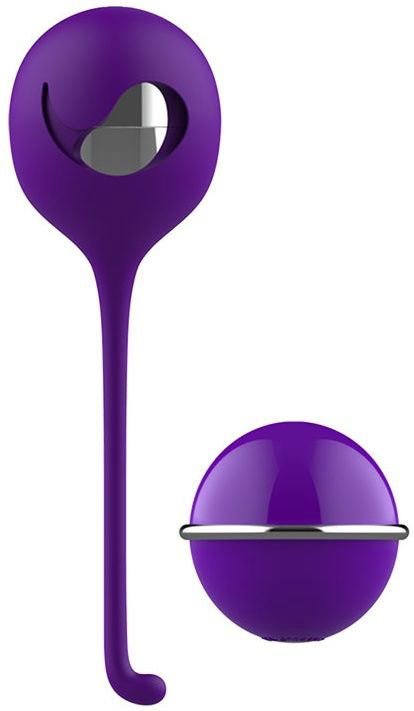 Фиолетовое виброяйцо с пультом управления Remote Cherry - 0