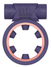 Фиолетовое эрекционное виброкольцо Magic Ring - 0