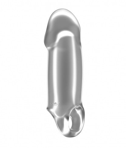 Прозрачная насадка Stretchy Thick Penis Extension No.37 - 0