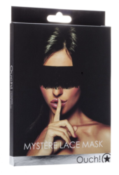 Черная кружевная маска Mystere Lace Mask - 2