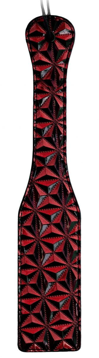 Красно-черная шлепалка Luxury Paddle - 31,5 см. - 0