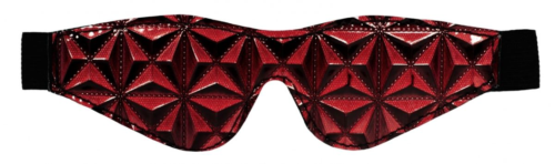 Красно-черная маска на глаза закрытого типа Luxury Eye Mask - 0