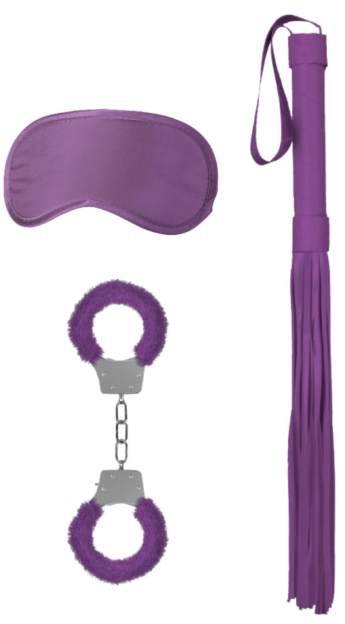 Фиолетовый набор для бондажа Introductory Bondage Kit №1 - 0