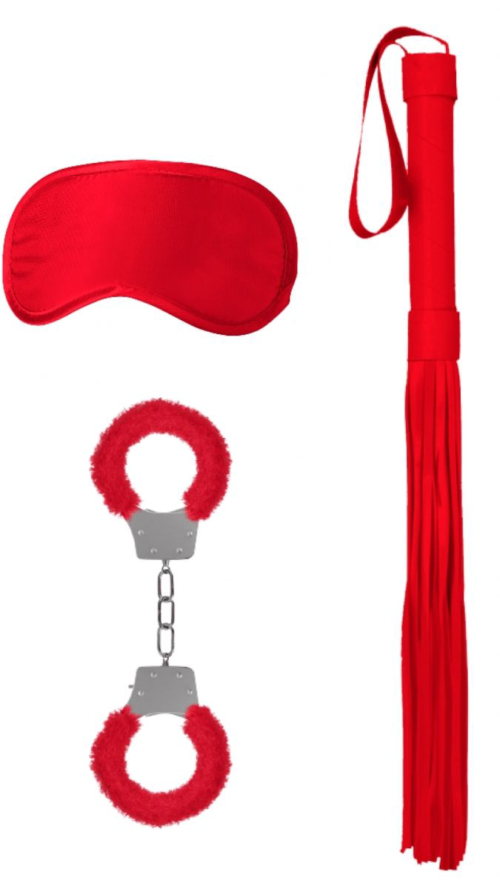Красный набор для бондажа Introductory Bondage Kit №1 - 0
