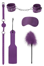 Фиолетовый игровой набор БДСМ Introductory Bondage Kit №4 - 0