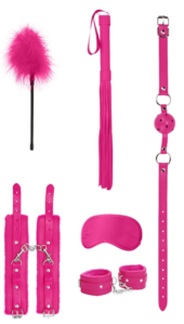Розовый игровой набор Beginners Bondage Kit - 0