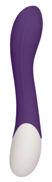 Фиолетовый вибратор G Spice с функцией нагрева - 20,8 см. - 0