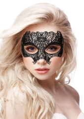 Черная кружевная маска Princess Black Lace Mask - 1