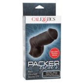 Чернокожий фаллоимитатор для ношения Packer Gear Ultra-Soft Silicone STP Packer - 1