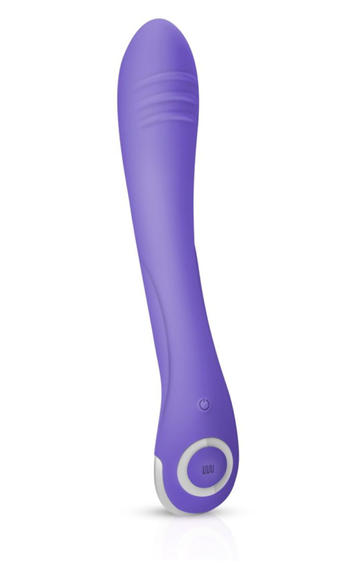 Фиолетовый вибратор для G-стимуляции Lici G-Spot Vibrator - 22,5 см. - 0