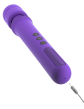 Фиолетовый вибромассажер Rechargeable Power Wand - 1