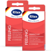 Презервативы анатомической формы с накопителем RITEX PERFECT FIT - 8 шт. - 0