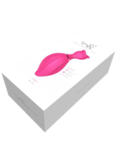Розовый вакуумный стимулятор клитора Lip Love - 1