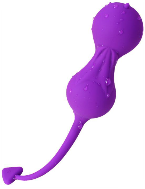 Фиолетовые вагинальные шарики в виде дьяволенка - 2