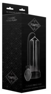 Черная ручная вакуумная помпа для мужчин Classic Penis Pump - 1