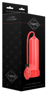 Красная ручная вакуумная помпа для мужчин Classic Penis Pump - 1