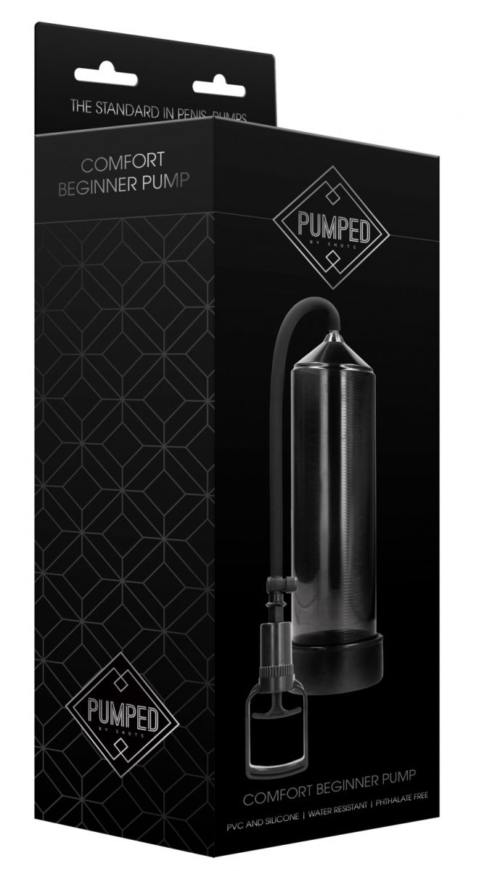 Черная вакуумная помпа с насосом в виде поршня Comfort Beginner Pump - 1