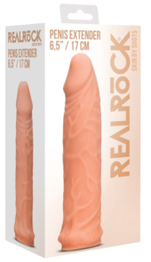 Телесная увеличивающая насадка Penis Extender - 17 см. - 2