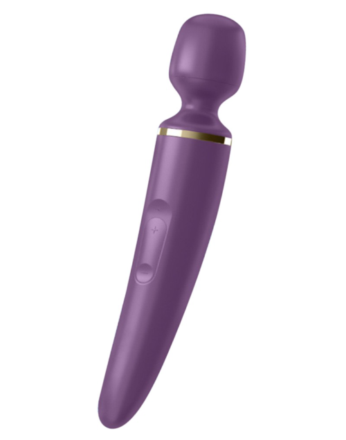 Фиолетовый вибратор Satisfyer Wand-er Woman - 0
