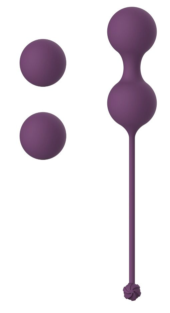 Набор фиолетовых вагинальных шариков Love Story Diva - 0
