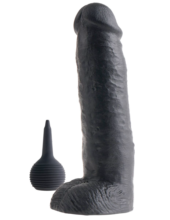 Фаллоимитатор-реалистик с имитацией семяизвержения 11 Squirting Cock with Balls - 27,9 см. - 1