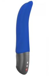 Синий вибратор с тонким кончиком Diva Dolphin - 19,4 см. - 0