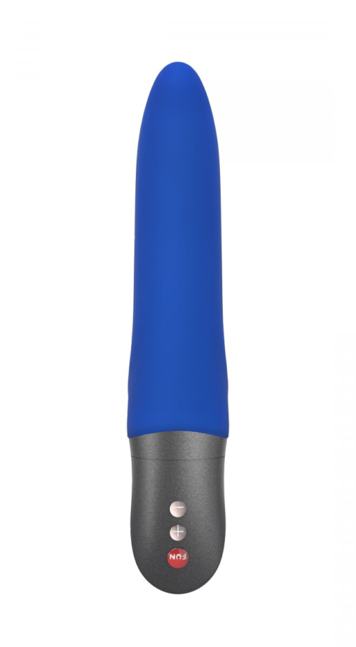 Синий вибратор с тонким кончиком Diva Dolphin - 19,4 см. - 1