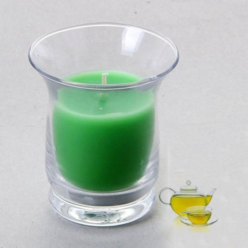Свеча восковая Романтика - Зеленый чай - 0