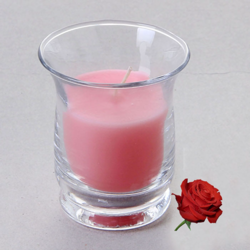 Свеча восковая Романтика - Роза - 0