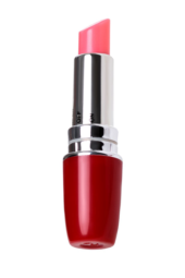 Красный мини-вибратор в форме губной помады Lipstick Vibe - 2